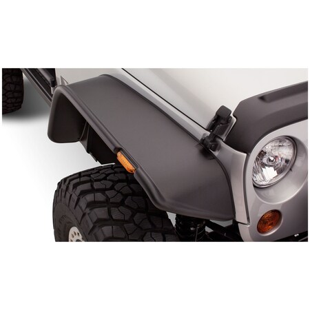 Bushwacker 07-17 WRANGLER FF FLAT STYLE 2PC 10053-07